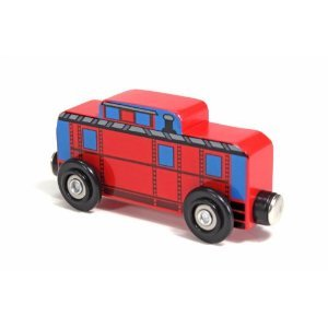 Melissa & Doug Red Wooden Caboose