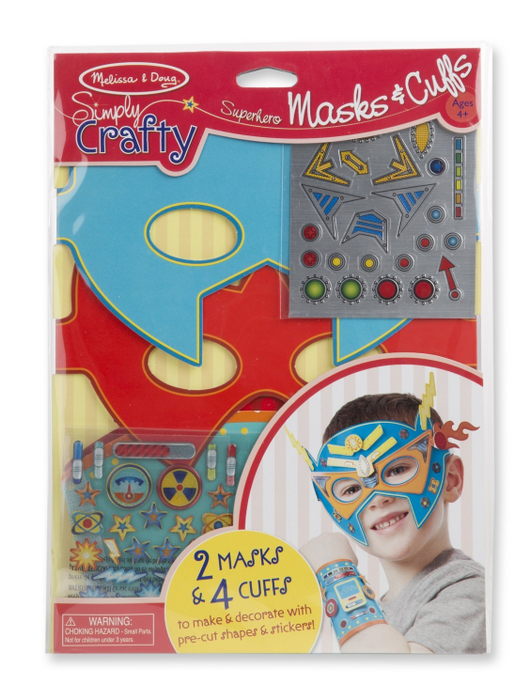 Melissa & Doug Superhero Masks & Cuffs