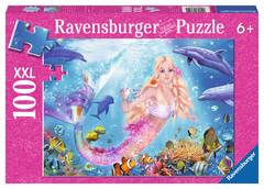 Mermaid & Dolphins Puzzle, Glitter Puzzle