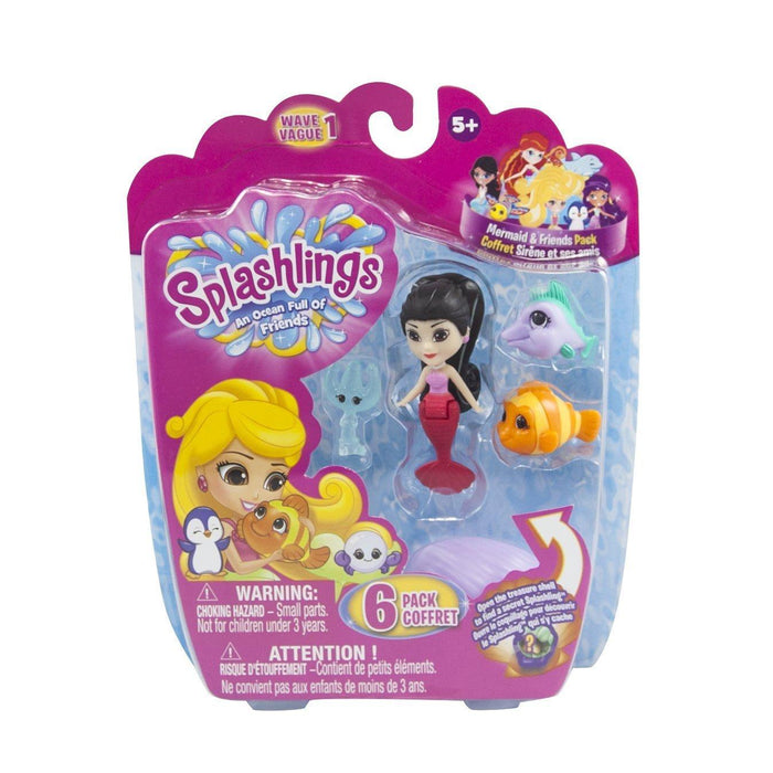 Mermaid and Splashing 6 pack- Wave 1