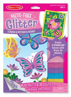 Mess Free Glitter-Flower and Buttefly