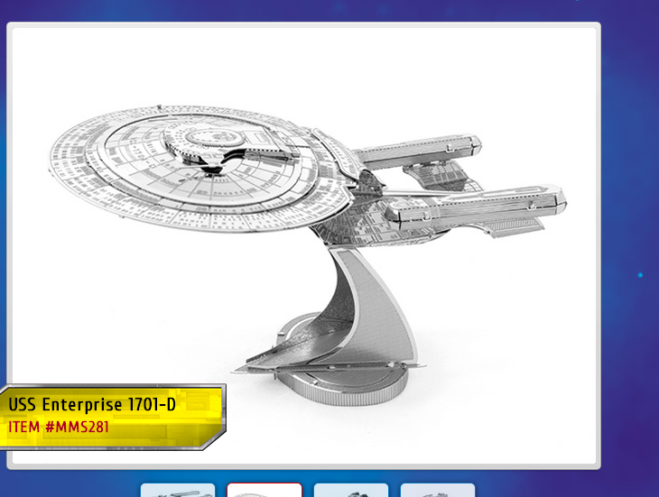 Metal Earth Star Trek USS Enterprise NCC-1701 D