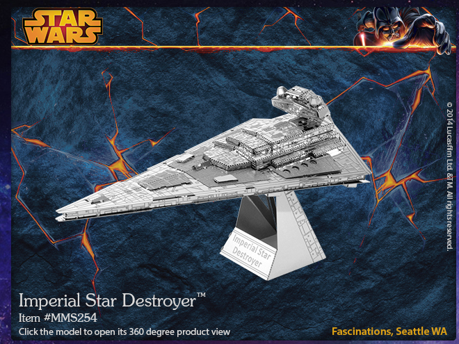 Metal Earth Star Wars Imperial Star Destroyer Model