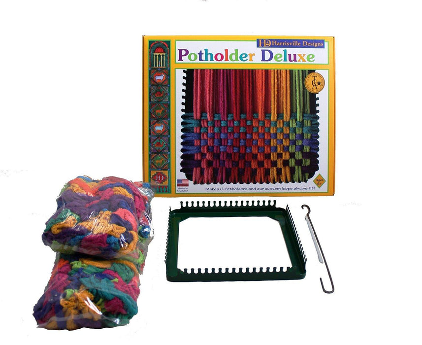 Metal Potholder Loom with Cotton loops