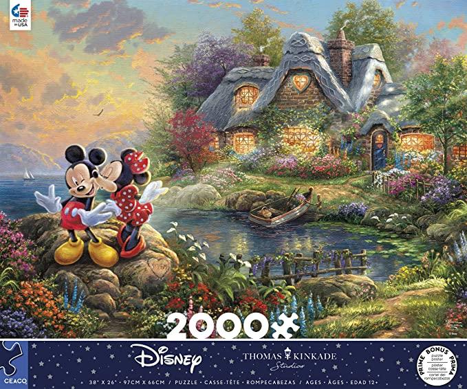 Mickey and Minnie Sweetheart Cove 2000pc Puzzle
