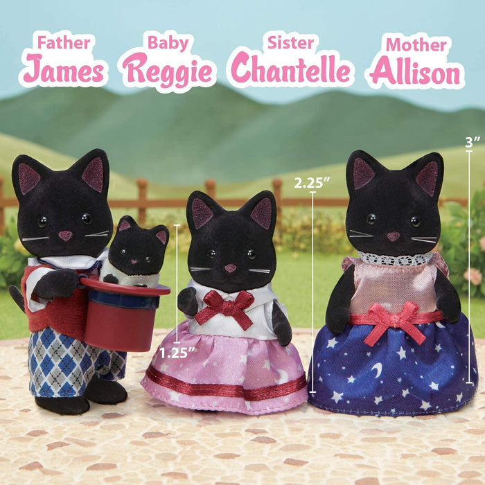 Midnight Cat Family Calico Critters