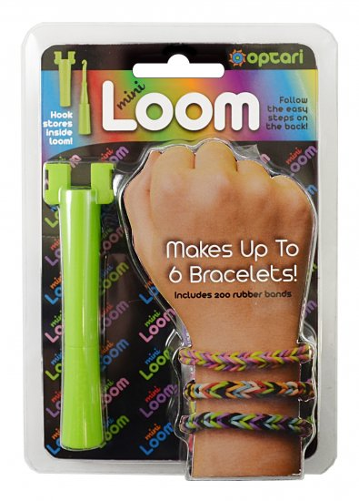 Mini Rubber Band Loom for Bracelets.