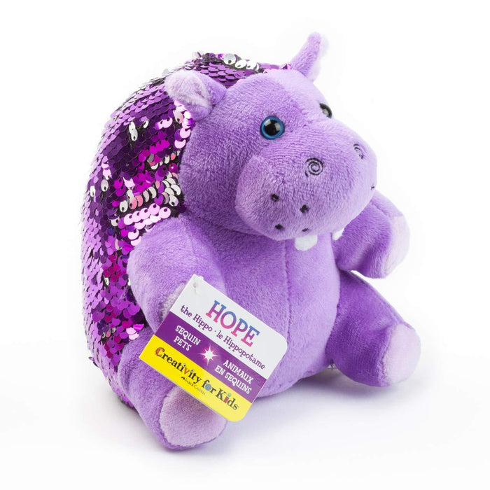 Mini Sequin Pets-Hippo