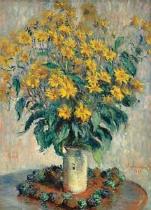 Monet – Jerusalem Artichoke Flowers 1000pc puzzle