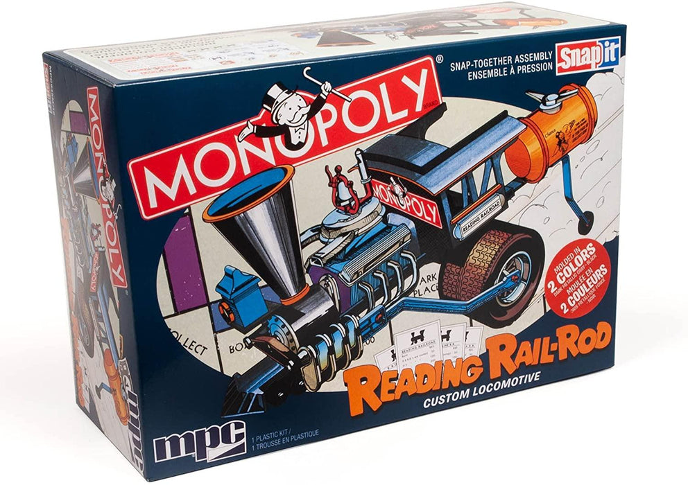 Monopoly Reading Railroad Locomotive Snap Model