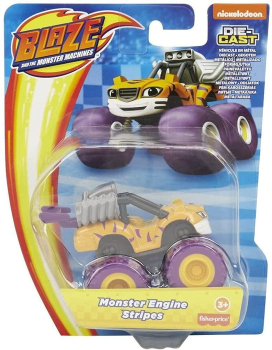 Monster Engine Stripes Die Cast Car