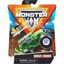 Monster Jam Grave Digger Truck with Wheelie Bar