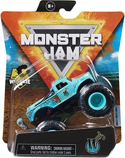 Monster Jam W Truck with Wheelie Bar
