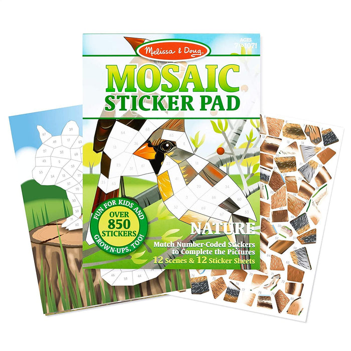 Mosaic Sticker Pad- Nature