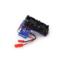 Motor Heatsink/Twin Fan, Blue: Slash 4X4
