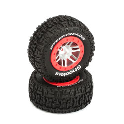 Mounted SpeedTreads  Shoot Out Short Course Truck Tires