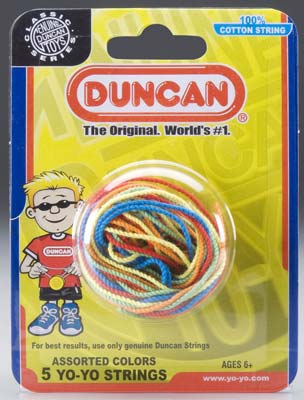 Multi-Color Yo-Yo String,5/Pac