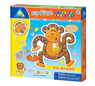 My First Sticky Mosaics Zoo Animals