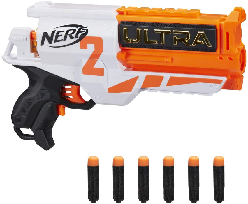NERF Ultra Two Motorized Blaster -- Includes 6 Ultra Darts -- Compatible Only with Ultra Darts