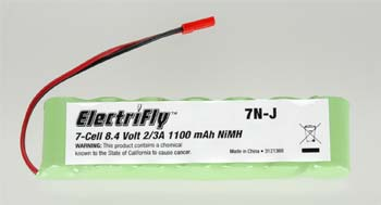NIMH 8.4V 1100MAH RED 2 PIN
