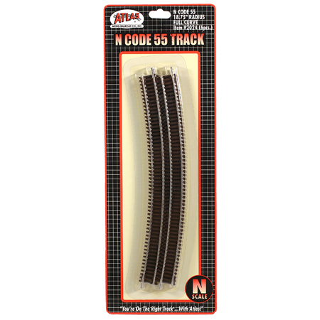 N Code 55 18.75" Radius Curve