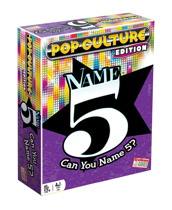 Name 5 Pop Culture Edition