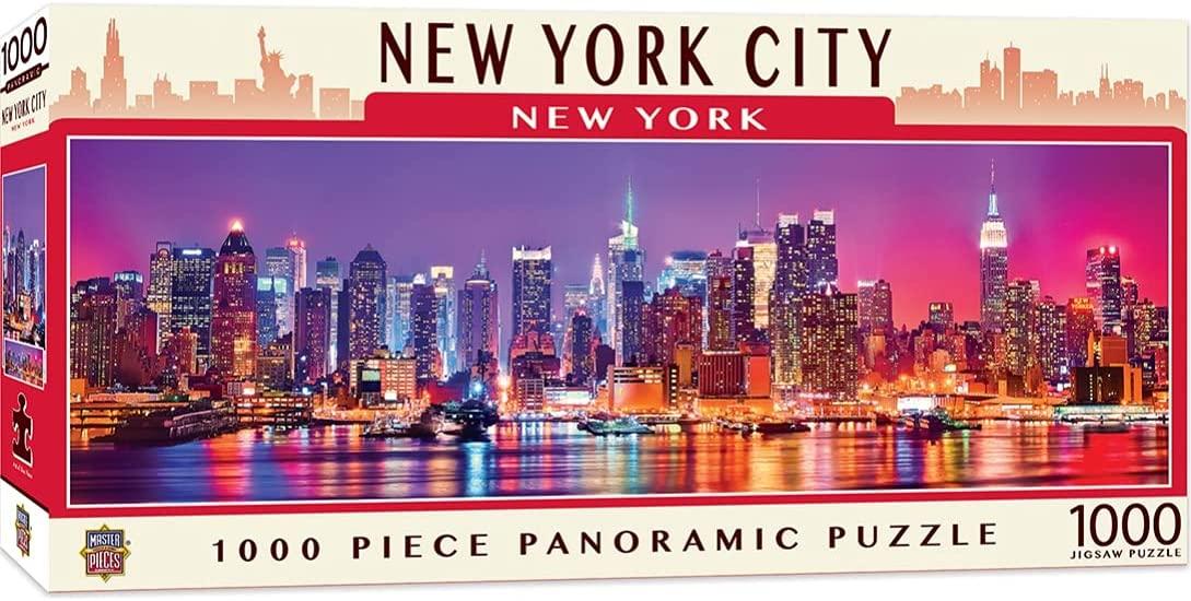 New York City Skyline 1000pc Panoramic Puzzle