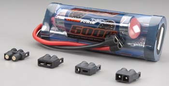NiMH 9.6V 5000mAh 8-cell Universal Hump Pack