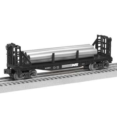 Norfolk Southern Flatcar w/Bulkheads and Loads