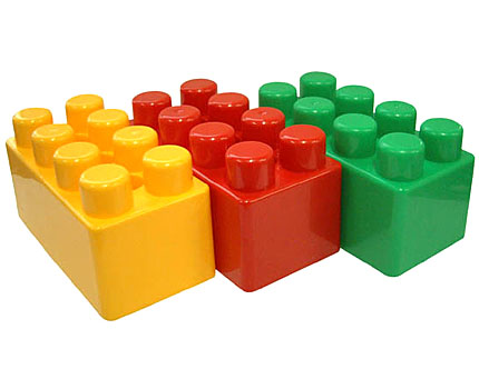 OXFORD JUMBO STACKABLE INTERLOCKING BLOCKS - SOLD INDIVIDUALLY