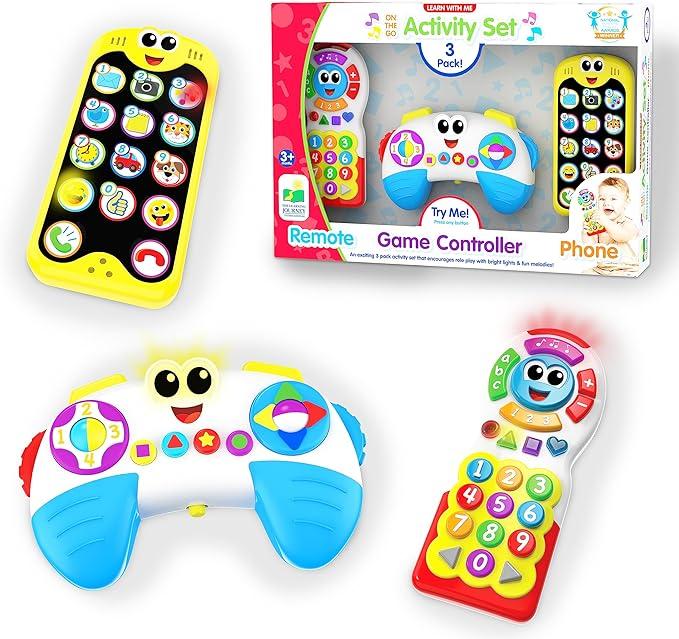 On the Go 3pk Phone, Remote & Controller Activity Set