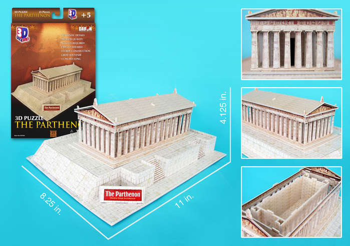 PARTHENON 3D PUZZLE 25PC