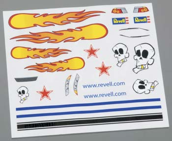 PINEWOOD DERBY DECAL SHEET