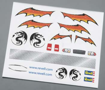 PINEWOOD DERBY DECAL SHEET