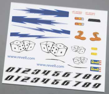 PINEWOOD DERBY DECAL SHEET