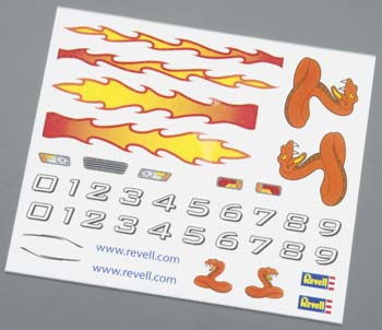 PINEWOOD DERBY DRY TRANSFER DECALS
