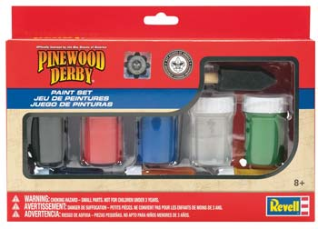 PINEWOOD DERBY PAINT SET