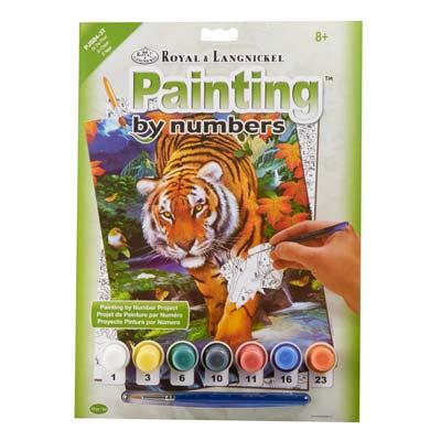 PJS84 Paint By Number Tiger on the Prowl