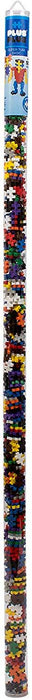 PLUS PLUS - Construction Building Toy, Super Tube - 500 Piece - Basic Color Mix