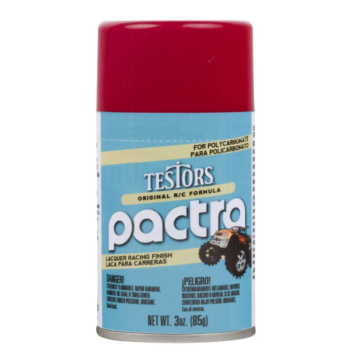 Pactra, Inc. Pactra Racing Red RC Lacquer Spray 3oz, PAC303405