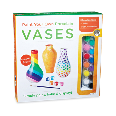 Paint Your Own Porcelain Vases Art Kit
