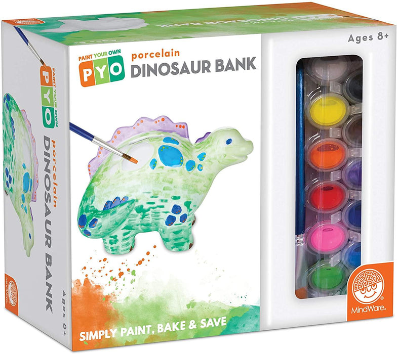 Paint Your Own Porcelian Bank: Dinosaur