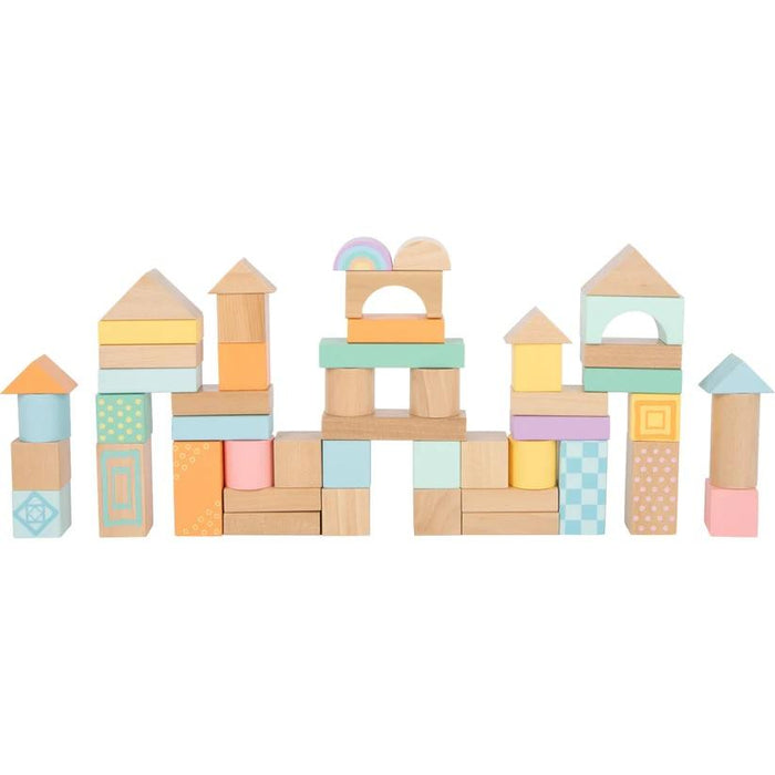Pastel Building Blocks 50 Piece Playset