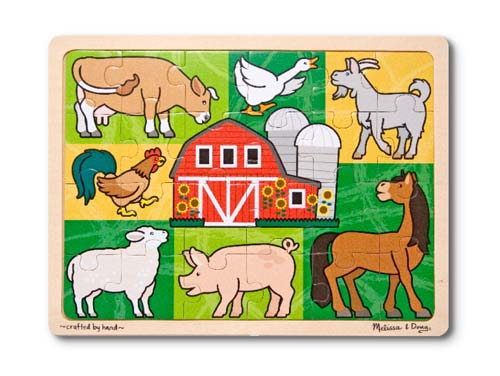 Patchwork Farm Animal Jigsaw 24pcs
