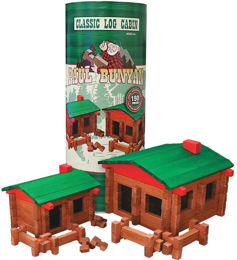 Paul Bunyan 150 pc. Deluxe Log Building Set — Adventure Hobbies & Toys