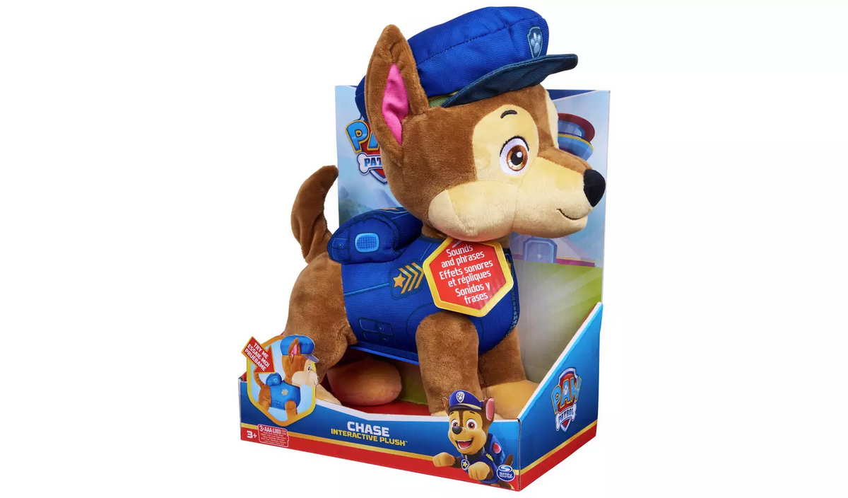 Paw Patrol Chase Interactive Plush — Adventure Hobbies & Toys