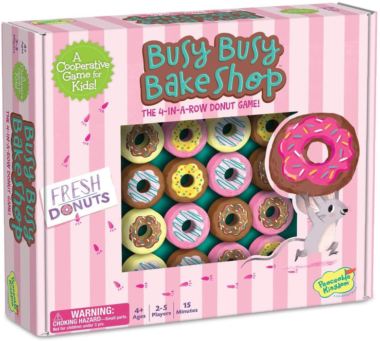Peaceable Kingdom Busy Busy Bake Shop Cooperative Game for Kids