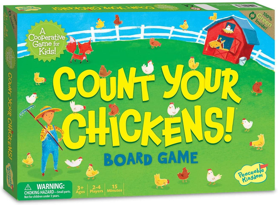 Peaceable Kingdom Count Your Chickens Award Winning Cooperative Counting Game for Kids