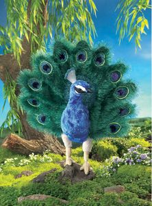 Peacock Hand Puppet