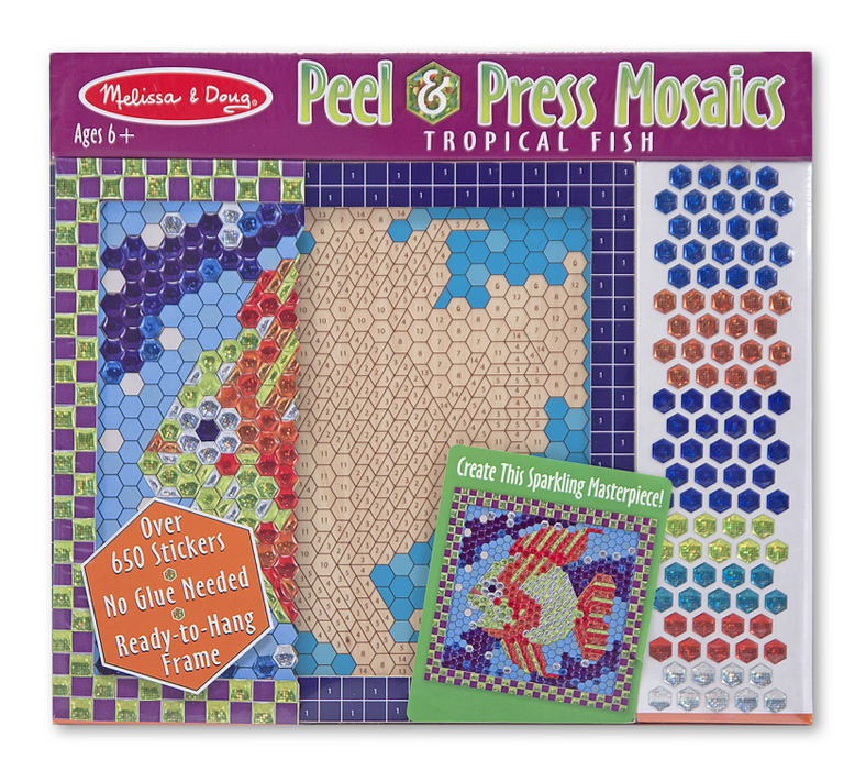 Peel and Press Mosaics - Tropical Fish